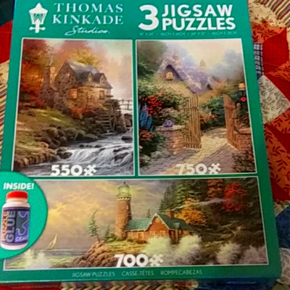 Thomas kinkade puzzle